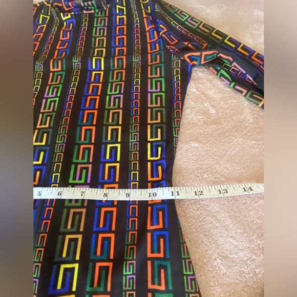 KimCine Curve NWOT Women Sheer Colorful Long Sleeves SizeSmall Back-Zip Jumpsuit - Picture 12 of 15